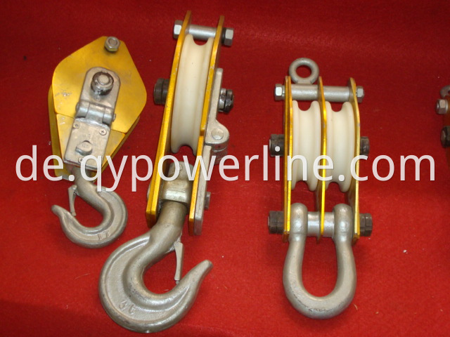 wire rope snatch block